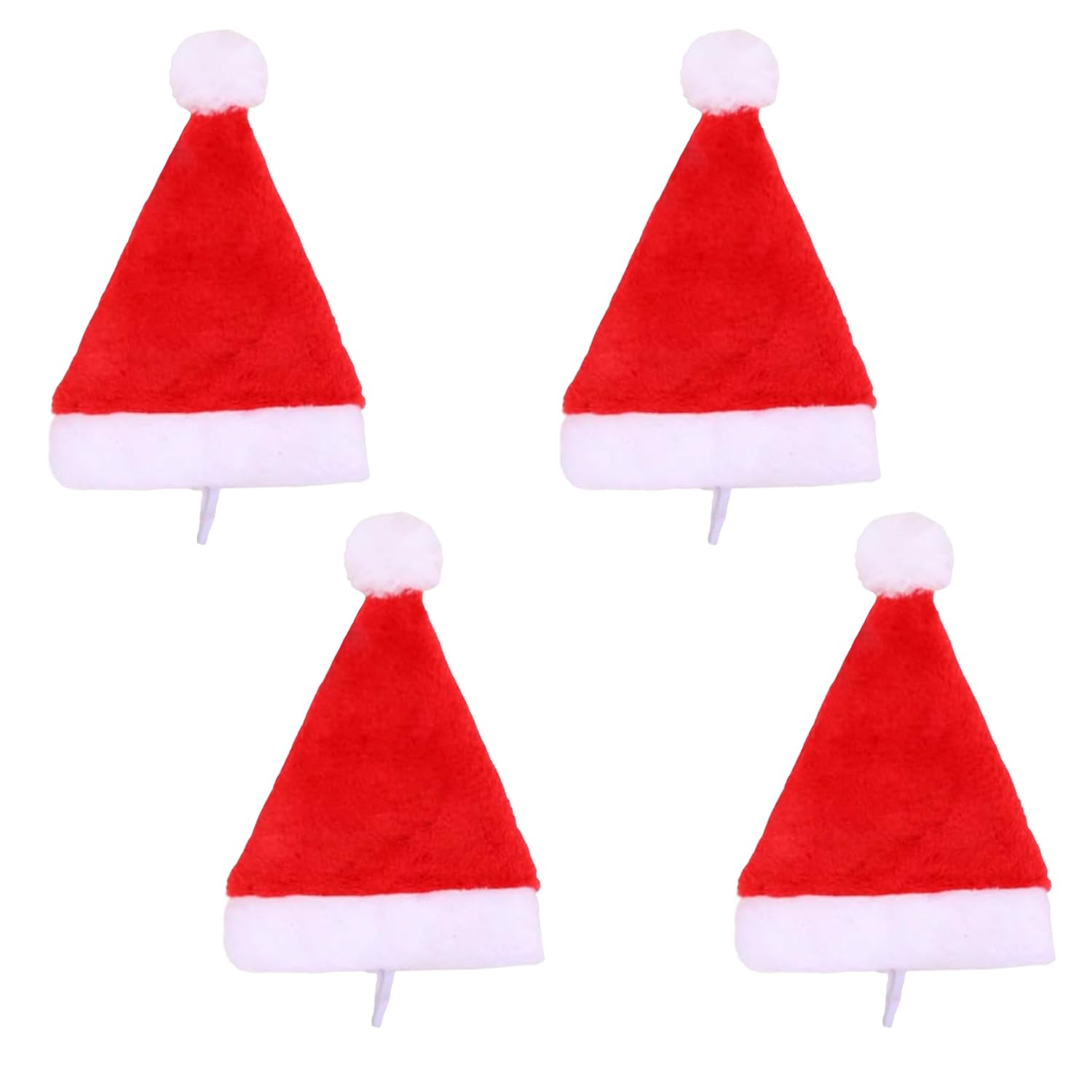 XNHIU Dog Santa Hat Pet Christmas Costume Dog Christmas Cat Santa Hat Christmas Outfit Cosplay Accessory for Pet (4)