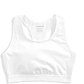 TomboyX Racerback Soft Bra for Women, Soft Cotton Blend, Full Coverage Wireless Bras, Low Impact with Scoop Neck, No Padding