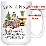 This Is My Hallmark Christmas Movies Watching Mug - Personalized Christmas Gift, Funny Xmas Gift For Best Friend, Sister, Mom, Girlfriend, Santa Claus Lovers - Coffee Mug Tea Cup 11 oz. / 15 oz.