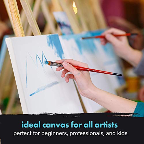 Canvas Boards for Painting 8x10 / 10 Pack 5/8 Inch Profile 100