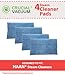 Crucial Vacuum Replacement Mop Pads Compatible With Haan Part # RMF2,RMF2P,RMF2X,RMF4,RMF4X & Models MS30,MS30, MS30R, MS35, SI25, SI35, SI35G, SI35R, SI35BCRF, SI38, SI40, SI45Q, SI46, SI60 (4 Pack)