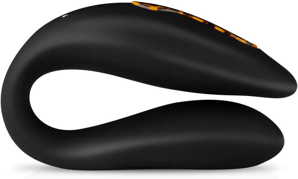 Panthra Couple Vibrator Zuna -The Perfect Vibrator for Couples – for Stimulation of The Penis, G-Spot and Clitoris – Wearable Vibrator incl. Matching Fanny Pack - Leopard Print - Image 5