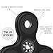 EXHEED X2 Fidget Spinner Prime (2 Pack Black White) Best Hand Fidgeter Relief Toy Spinners for Kids, Adults helps Hand Eye Coordination, Anxiety, Stress Relief, ADHD- USA Seller Top Quality Material