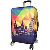 Myosotis510 Cute 3D Luggage Protector Suitcase Cover 18-32 Inch