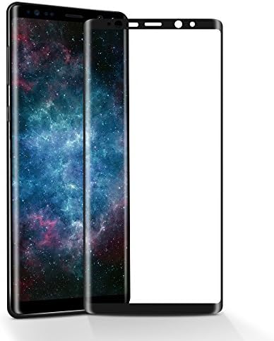 ONIPU for Samsung Galaxy Note 8 Screen Protector - Full Coverage, Case Friendly, Anti Fingerprint, 99.9% HD 0.33mm 9H Tempered Glass Screen Protector for Samsung Galaxy Note 8 6.3''[Black]