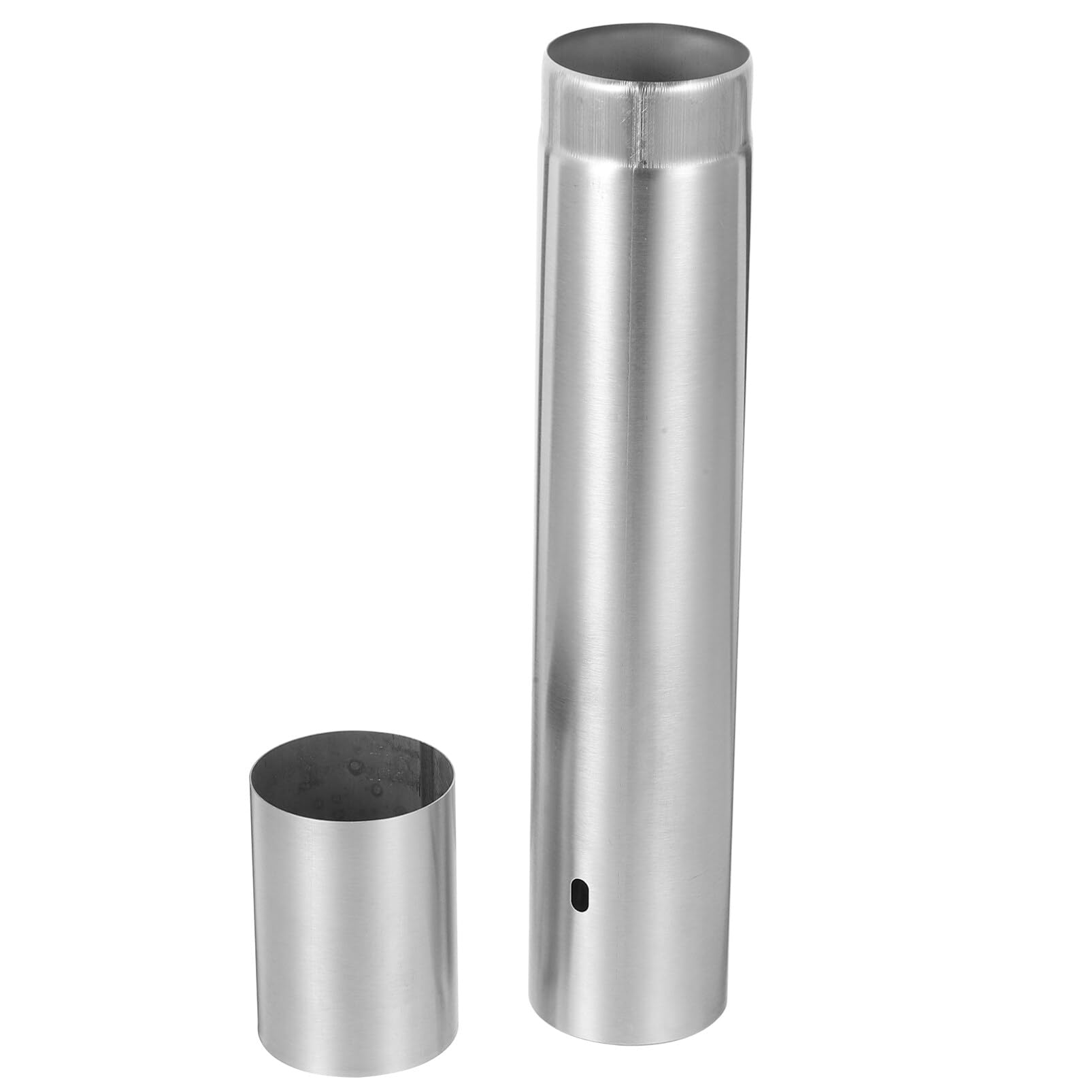 SEWACC Certificate Tube Stainless Steel Diploma Tube Wedding Birth Certificate Holder Metal Scroll Poster Container for Wedding Baby Keepsake