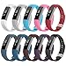 GreenInsync Fitbit Alta Bands, Fitbit Alta Accessory Replacement Band Small for Fitbit Alta Wristbands Available in 18 Colors with Metal Clasp and Ultrathin Fastener (10pack)