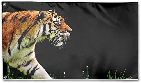 Bdna Tiger Garden Flag 59 X 35 Inches Yard Flags Indoor&Outdoor Home Fall Flags Holiday Decor