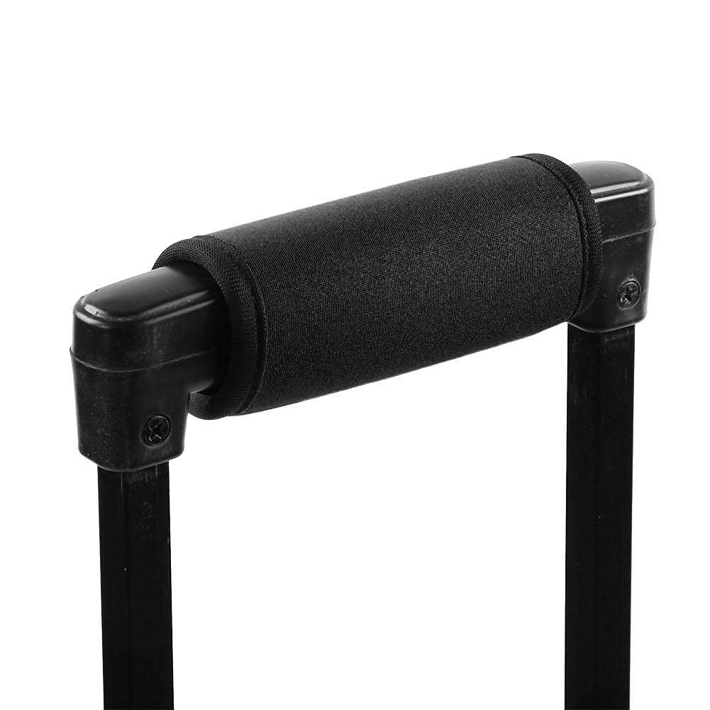 Suitcase Handle Cover Luggage Handle Wrap Carry on Suitcase Name Tag Luggage Handle Grip Covers(Black)