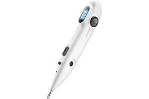 INSURMEDIC Electronic Acupuncture Meridian Pen - Electric Energy Acupoints Finder Stimulator Device for Pain Relief with Adjustable Intensity - Rechargeable Digital Muscle Acupressure Point Massage Therapy Tool