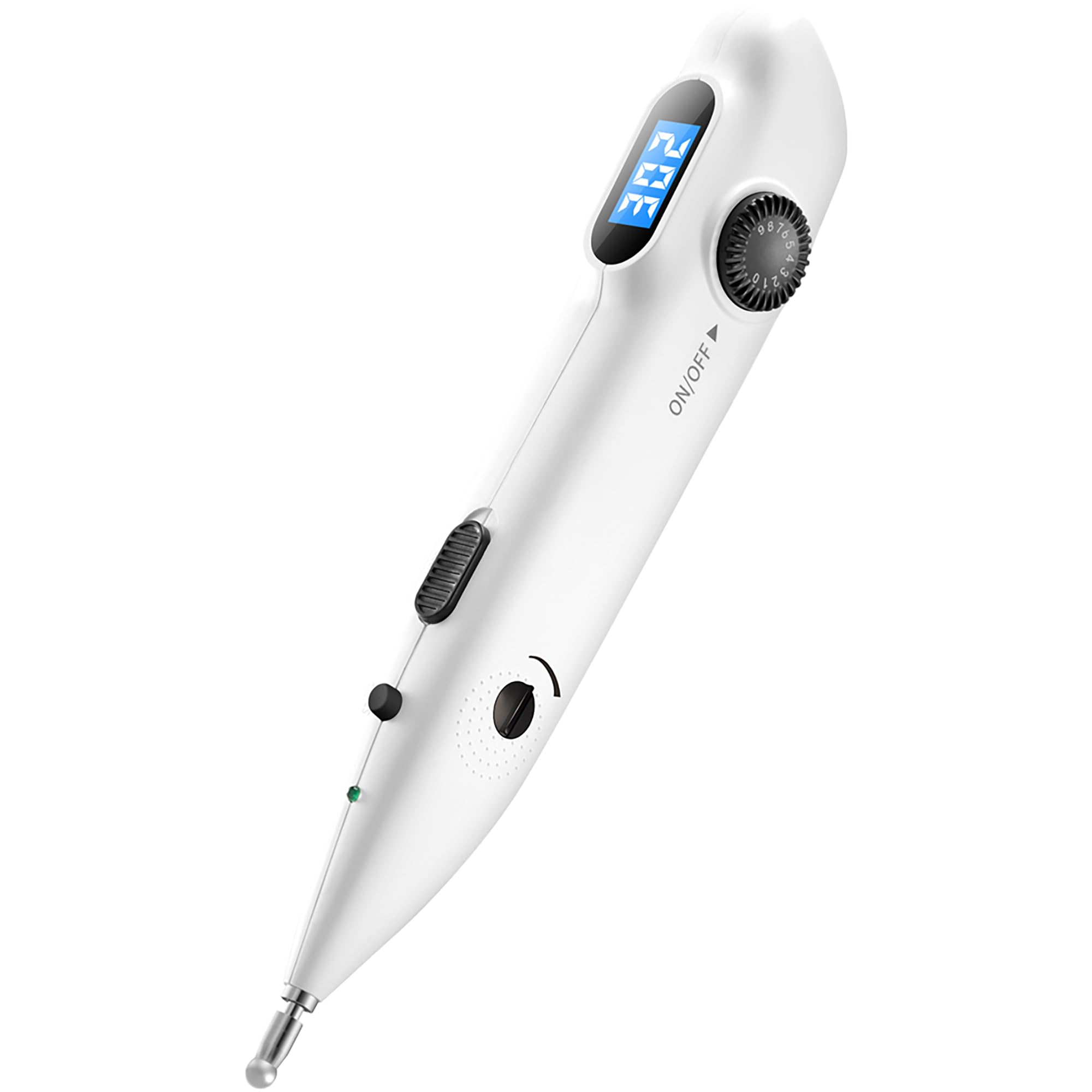 Photo 1 of Electronic Acupuncture Meridian Pen - Electric Energy Acupoints Finder Stimulator Device for Pain Relief with Adjustable Intensity - Rechargeable Digital Muscle Acupressure Point Massage Therapy Tool