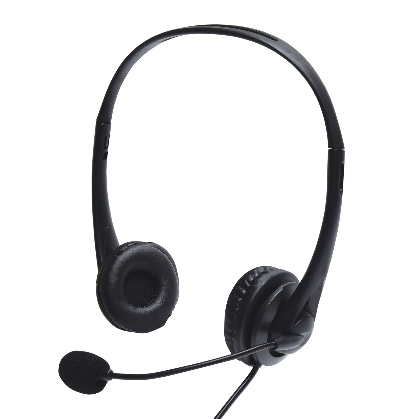 AV:Link Headset with Microphone & In-line Volume Control, Laptop, PC, Call Centre, Phones, Mobile Phones, Skype, Zoom, Teams, Podcasts