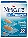 Nexcare Waterproof Clear Bandages Assorted Sizes, 50 Bandages