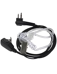 Tenq 5pack auricular acústico secreto de tubo 2 PIN para Motorola Radio
