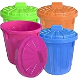 ArtCreativity Large Trash Cans Set with Lids, Set