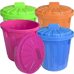 ArtCreativity Large Trash Cans Set with Lids, Set