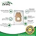 ZVac Hoover Platinum Type Q High Efficiency HEPA Vacuum Bags (15 Pack); Replaces Part AH10000, UH30010COM - Made