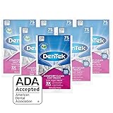 Comfort Clean Back Teeth Floss Picks 75-Count (Pack of 6)