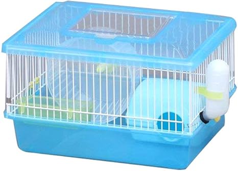 Amazon Co Jp ハムスターケージ おしゃれ ハムスター用 小動物用品 ハムスター飼育セット 深型トレー ハムスターケージ ハウス 給水ボトル まわし車 食器 クリア クリアブルー Phsc 300 ペット用品