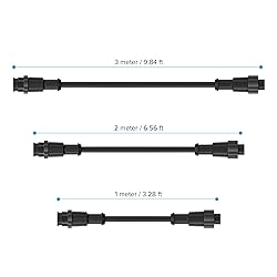 BTF-LIGHTING 6.56FT 4 Pin 0.5mm²/20AWG IP68