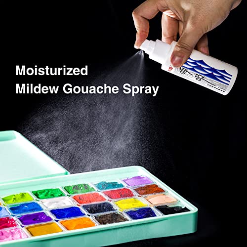 HIMI Gouache Paint Set, 41 Pcs Professional Art Painting Supplies Set