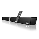 Soundbar, TaoTronics Sound Bar Wired and Wireless Bluetooth Audio (34-Inch Speaker, 2 Passive Radiators, Dual Connection Methods, Touch and Remote Control, Wall Mountable)