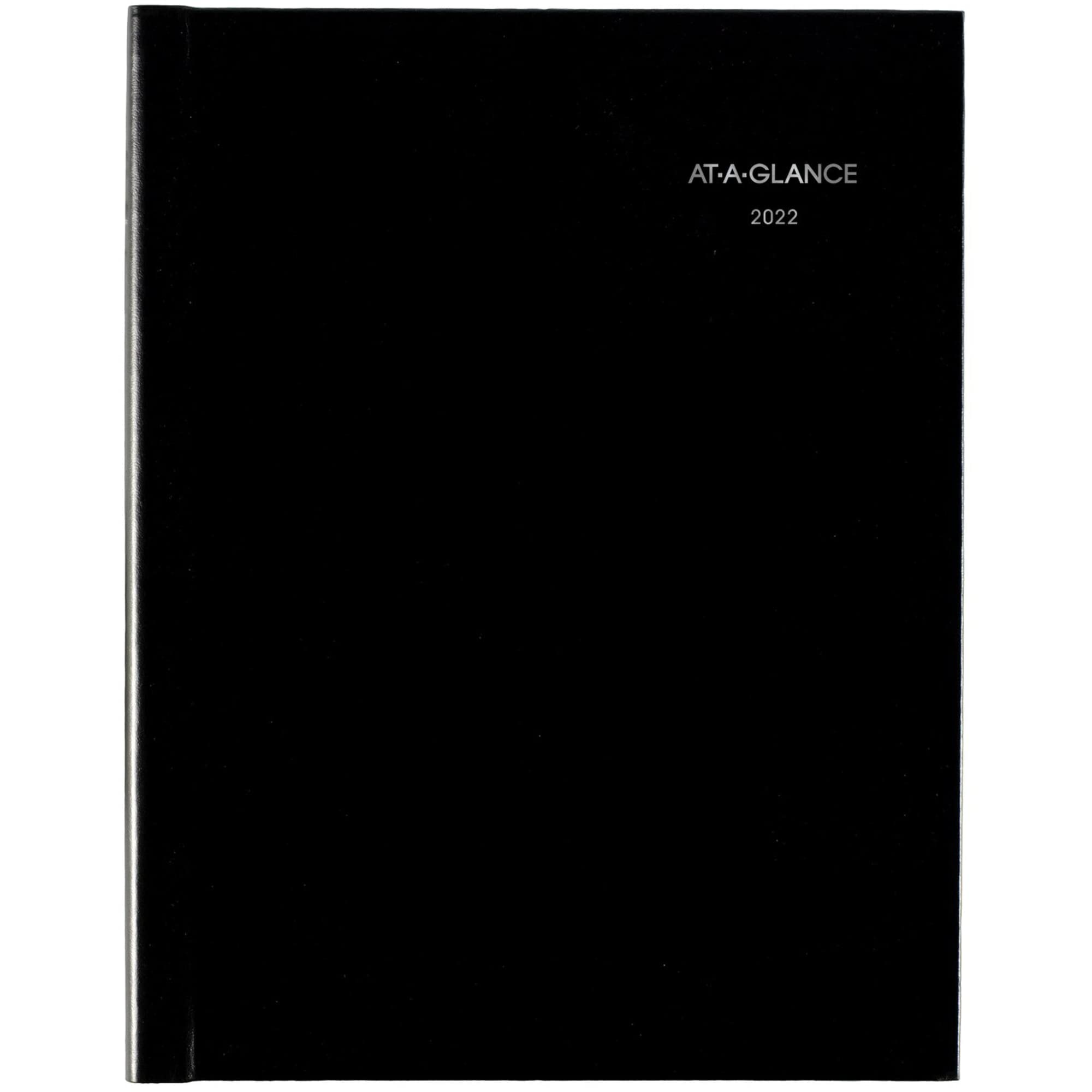 2022 Weekly Appointment Book & Planner by AT-A-GLANCE, 8" x 11", Large, Hardcover, DayMinder, Black (G520H00)