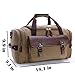 Duffle Bag Canvas Weekend Bag Large Capacity Durable Travel Tote Luggage Bag for trip,gym,business