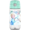 Thermos FUNtainer 16oz Plastic Kids Water Bottle With Spout - Princess Design, Dishwasher Safe, Tritan Material