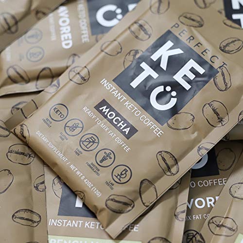 Perfect Keto Instant Coffee Ketogenic Fat Coffee Free of Added Sugar