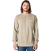 Carhartt mens Relaxed Fit Midweight Garment Dye French Terry Crewneck Pocket Sweatshirt