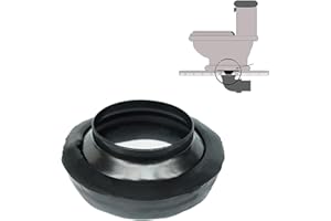 CAOXIONG Toilet Drain Ring,Toilet Sealing Ring,Thick Toilet Bowl Soft Rubber Ring Gasket for Toilet Bowl,Gas,Odor and Watertight Seal,Fits 3 inch and 4 inch Waste Line