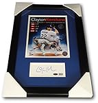 Clayton Kershaw Signed Auto 2.5x6 Large Cut Chit Framed W/ 8x10 Photo Steiner 10