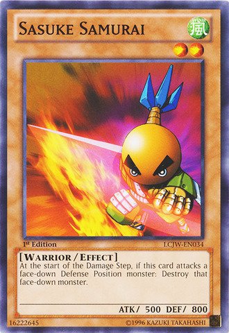 Yu-Gi-Oh! - Sasuke Samurai (LCJW-EN034) - Legendary Collection 4: Joey's World - 1st Edition - Common