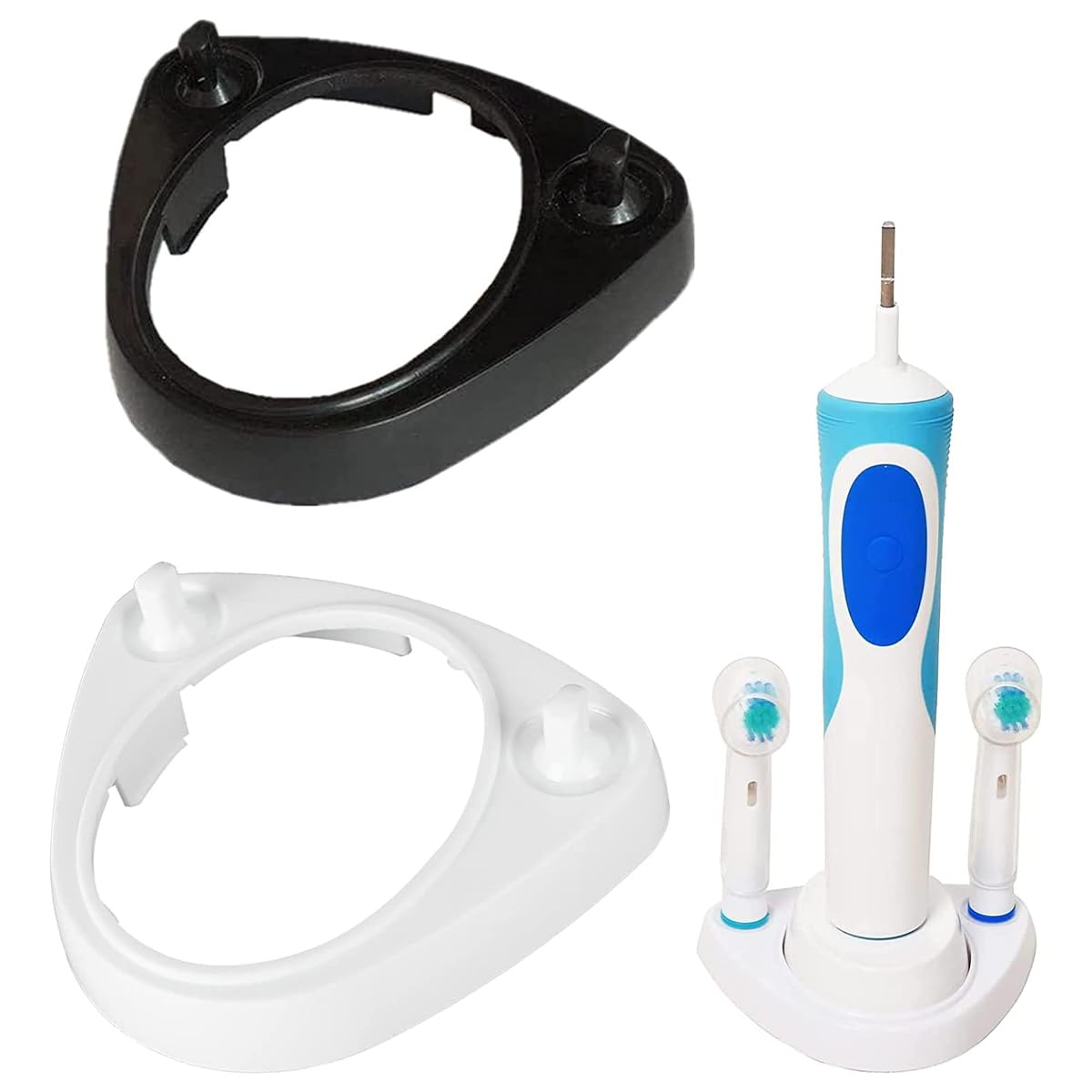 POFET 2PCS Electric Toothbrush Holder Electric Toothbrush Charger Holder for Bra Ora B Toothbrush Charger