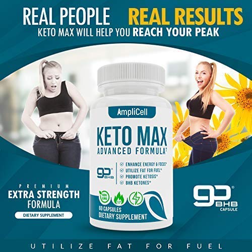 Premium Keto Diet Pills - Utilize Fat for Energy with Ketosis - Boost Energy & Focus, Support Metabolism, Manage Cravings - Keto BHB Supplement for Women and Men - 30 Day Supply