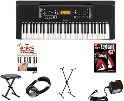 Yamaha PSR E363 Digital Keyboard Deluxe Package PSR E 363 PSRE363