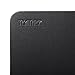 Black Leather Desk Pad Teather PU Leather Desk Mouse Mat Blotters Organizer for Gaming, Writing, Working … (17'' x 12'')