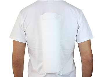 Comfort Anti-Schnarch-Shirt zur Verhinderung der Rückenlage im Schlaf. (Größe L / 52) im FlexPoint Set mit Schlaftipp ABC