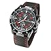 Jingjing1 Men’s Sports Wrist Watches Quartz Military Watch Rubber Silicone Analog Wristband (Red)