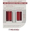 Rev A Shelf 5sbwc 815s 1 Sink Base Double Pull Out Waste Containers With 2 Bins