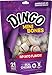 Dingo 156096 Mini Bones for Dogs, Small, Beige,21 Count (Pack of 1)