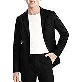Haloumoning Boys Blazer Kids Lapel Button Down Suit Jacket Sport Coat with Pockets 5-14 Years