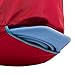 Kurgo Dog Food Travel Bag | Pet Food Travel Storage Container | Dog Travel Accessories for Camping | Easy to Clean | BPA Free | Foldable | Holds 5 Pounds | Kibble Carrier | Coastal Blue & Chili Red