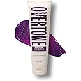Overtone Daily Color Depositing Conditioner - 4.5oz Temporary Coloring Conditioner with Shea Butter & Coconut Oil - Refresh Color & Prevent Fading- Vegan & Cruelty-Free, Purple for Brown is Royal Plum