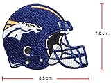 1 Pcs. Denver BRONCOS Helmet logo embroidered iron patch (Send from Thailand)