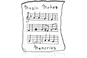 KILIPOL Music Score Brooch Pin Corsage, Shirt Bag Hat Creative Jewelry Accessory Decor for Birthday Party Christmas Gift