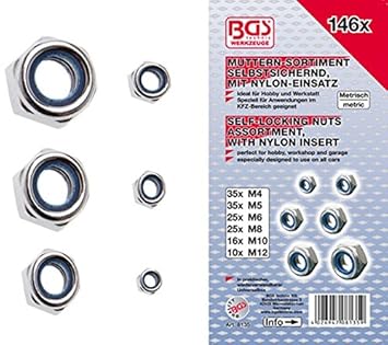 10 PROMOTION ECROU FREIN NYLSTOP INOX M5