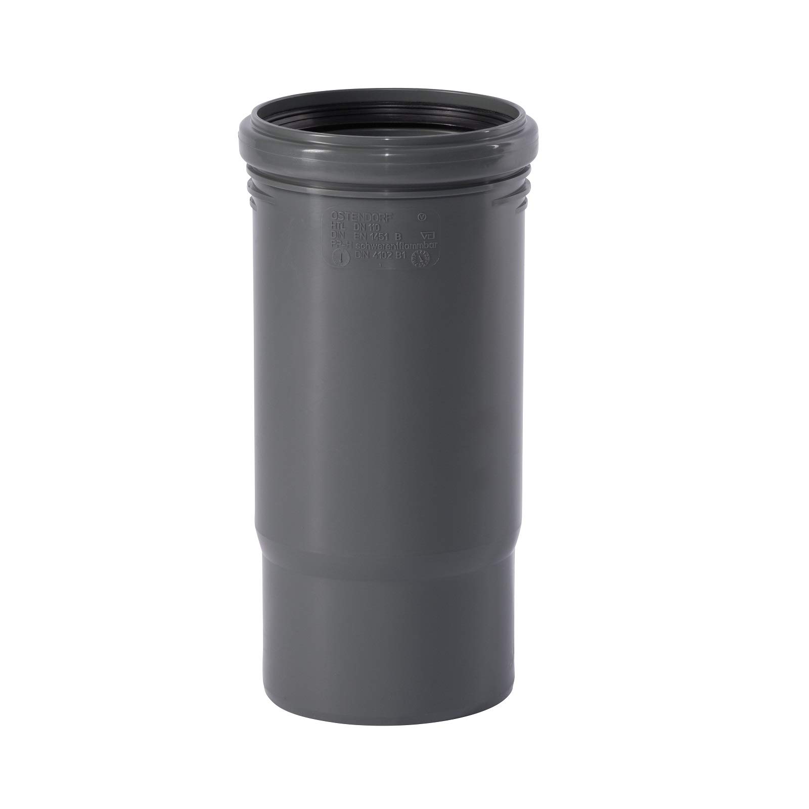Ostendorf HTsafe 175800 Long Sleeve DN 110 mm HT Pipe Grey