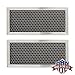 GE JX81H, WB02X10956, WB02X11544, WB2X10956 Microwave Recirculating Charcoal Filter Compatible with GE (2-Pack)